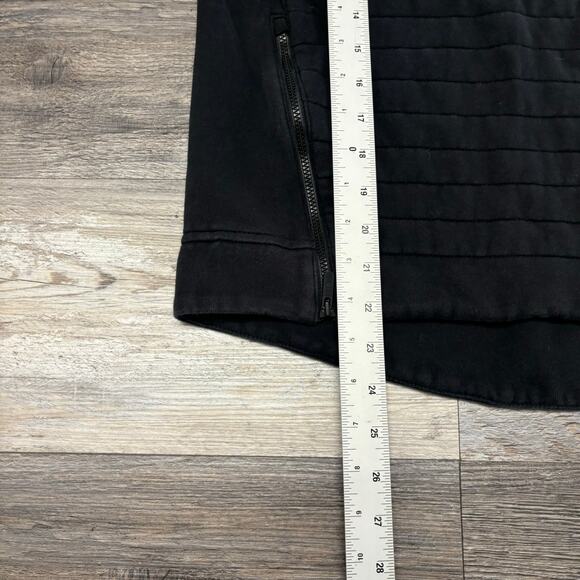 Lululemon Fleece Be True Crew Black Women 8 M/L Side Zip Pullover Sweatshirt - Picture 7 of 7